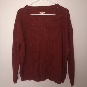 Cranberry Red Sweater